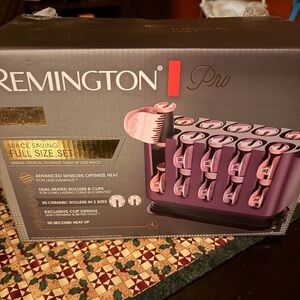 Remington Space-Saving Hair Roller Set - Pink and Purple